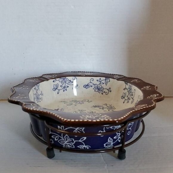 1½ Quart Temptations Casserole Ovenware Bakeware Cookware Baking Dish WIRE RACK - Picture 3 of 16